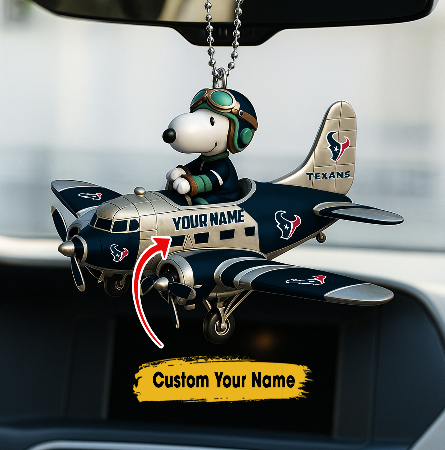Premium NFL HT x SNP Your Name Car Ornament V2 NMD TTV