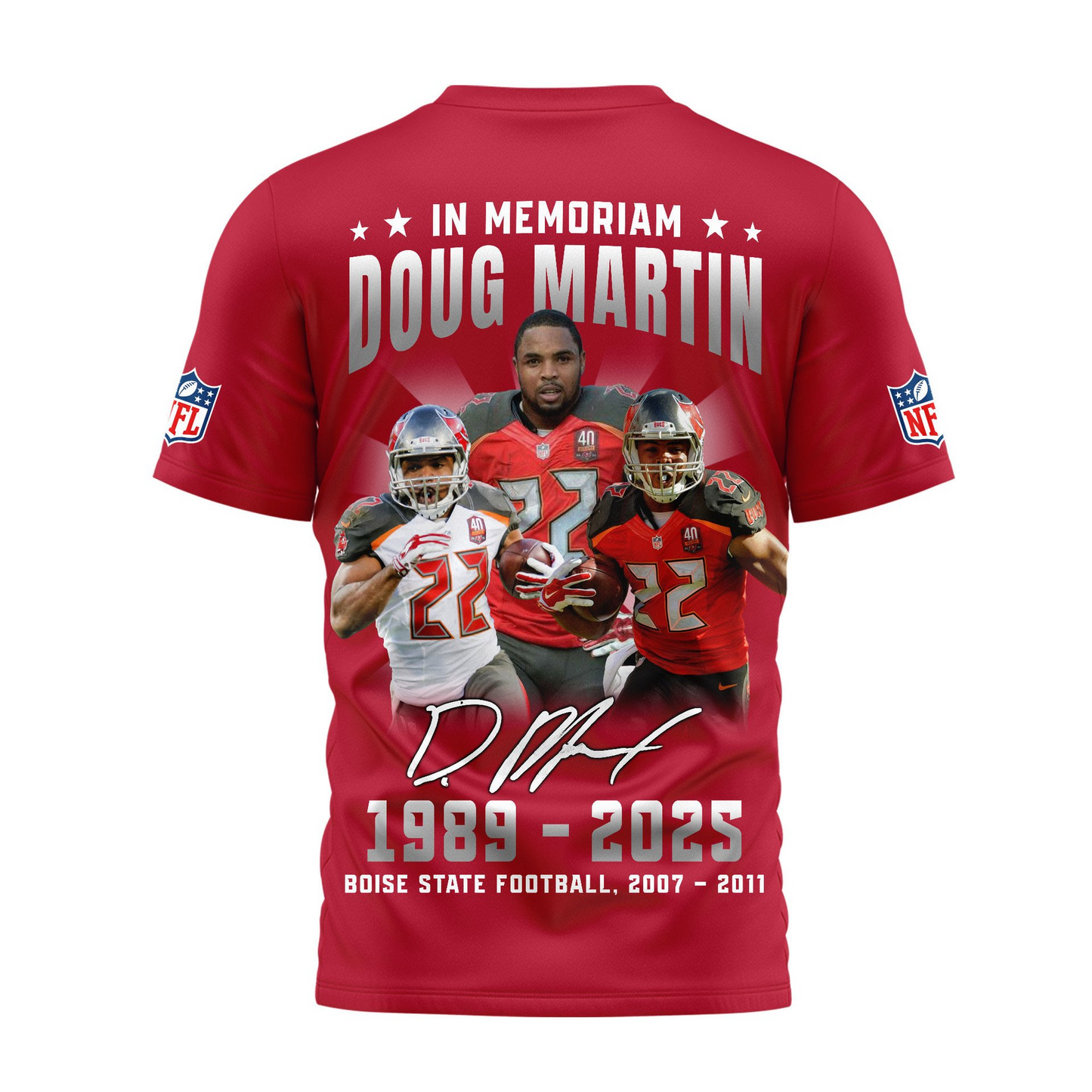 Premium NFL In Memory Of Doug Martin T-Shirt V7 NMD TTV