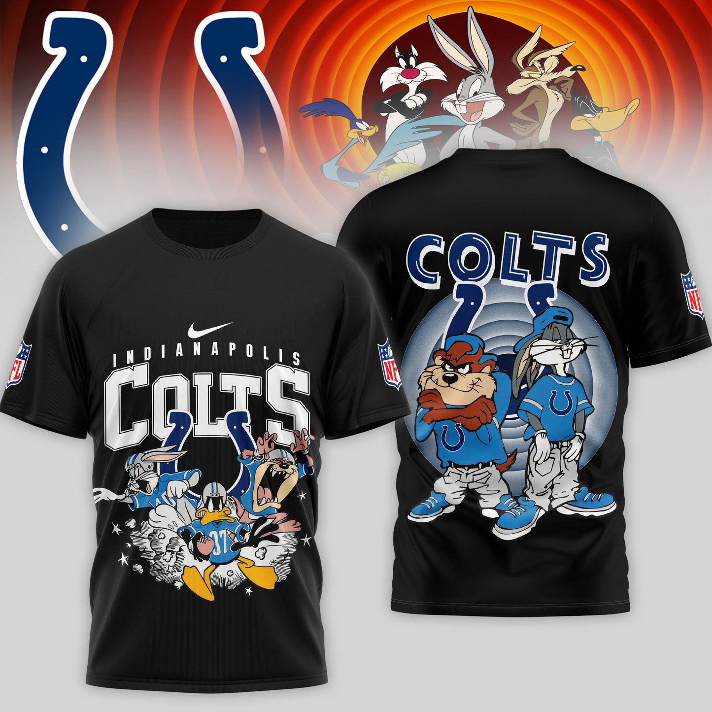 Premium NFL IND x LNTS T-shirt V1 NMD TTV