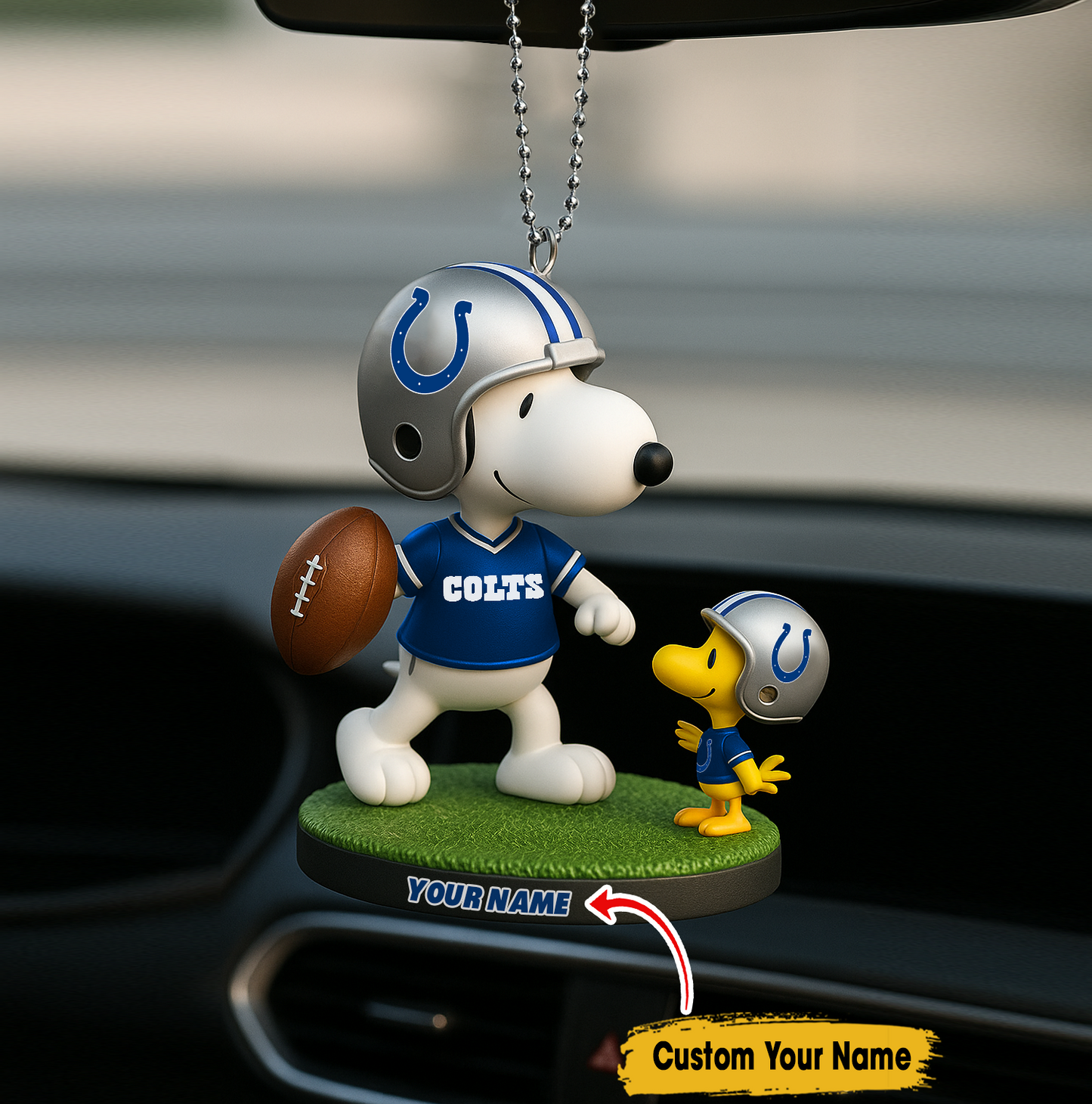 Premium NFL IND x SNP Car Ornament V4 NMD TTV