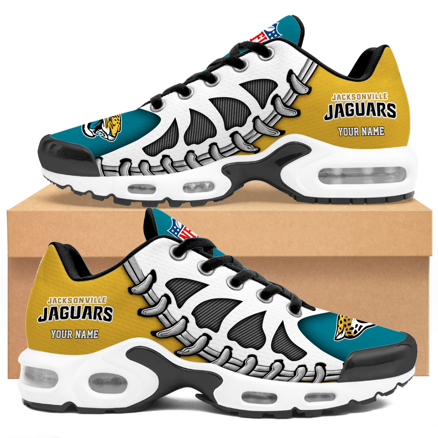 Premium NFL JAC Spine Rush Air Max Sneaker V4 NMD TTV