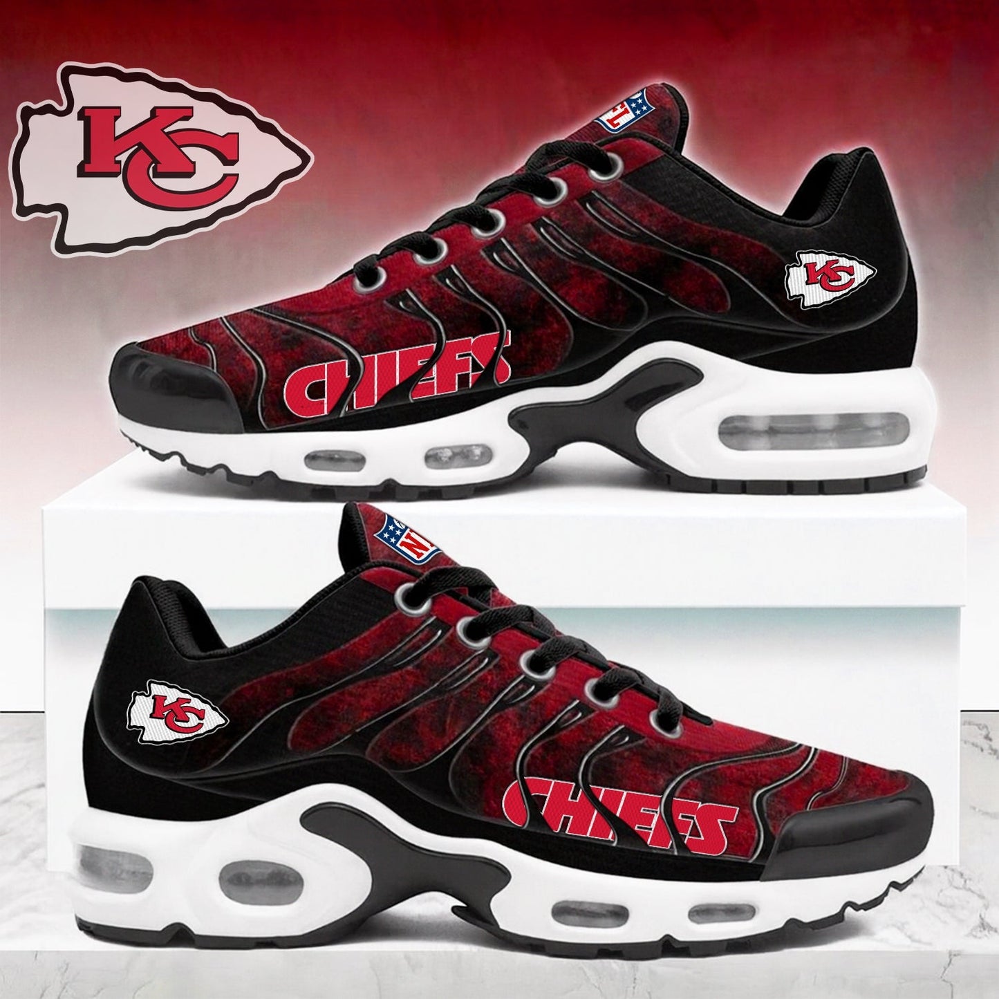Premium NFL KCC Air Max Sneaker V3 NMD NHM