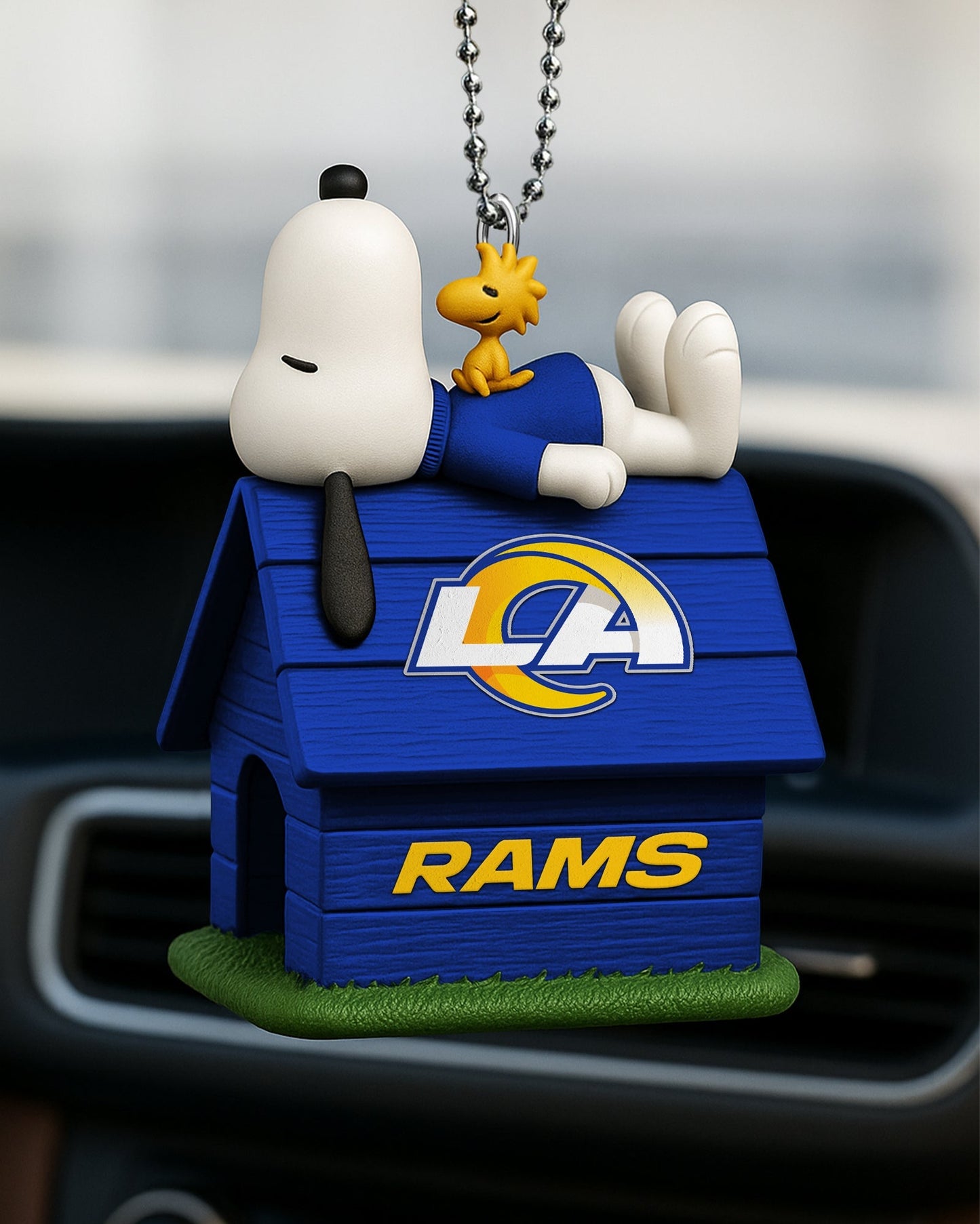 Premium NFL LAR x Snoopy Car Ornament V2 NMD NHM
