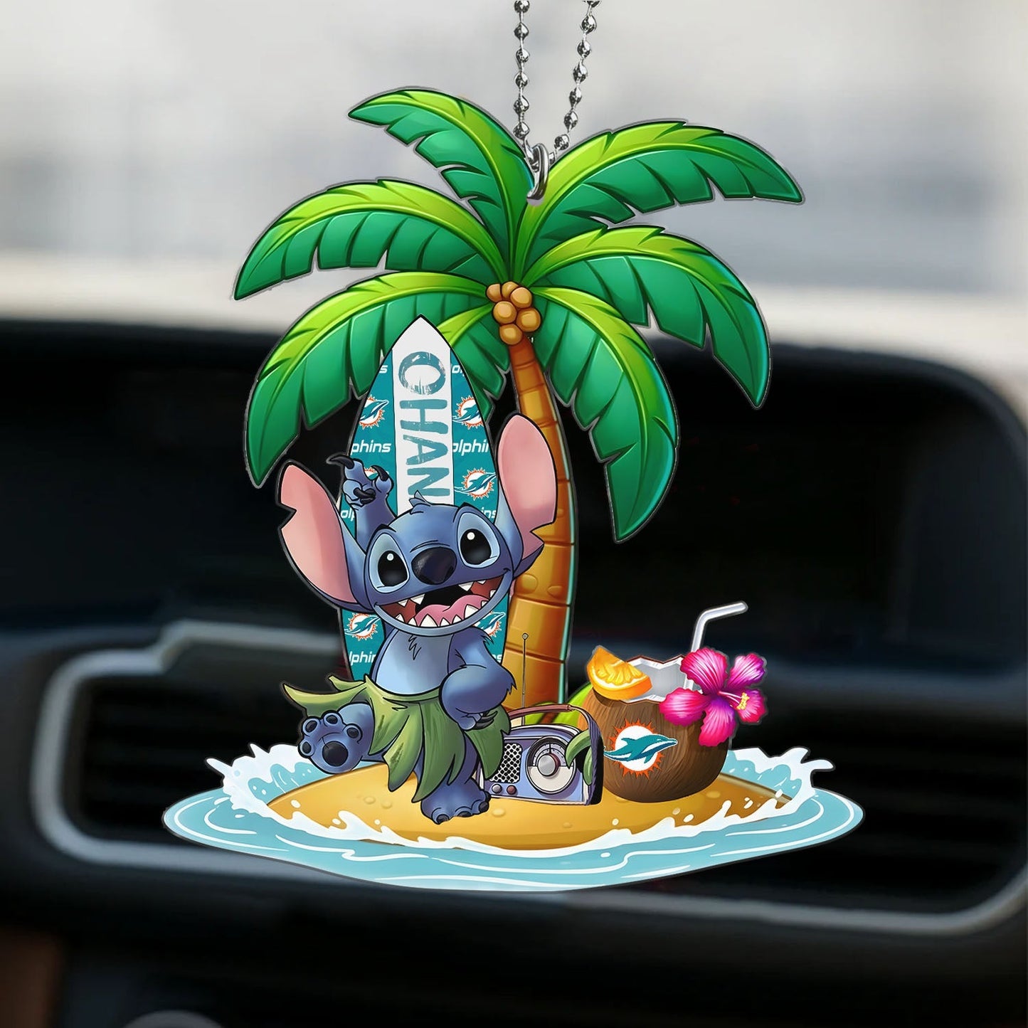 Premium NFL MIA x ST Hawai Car Ornament DatND DVT