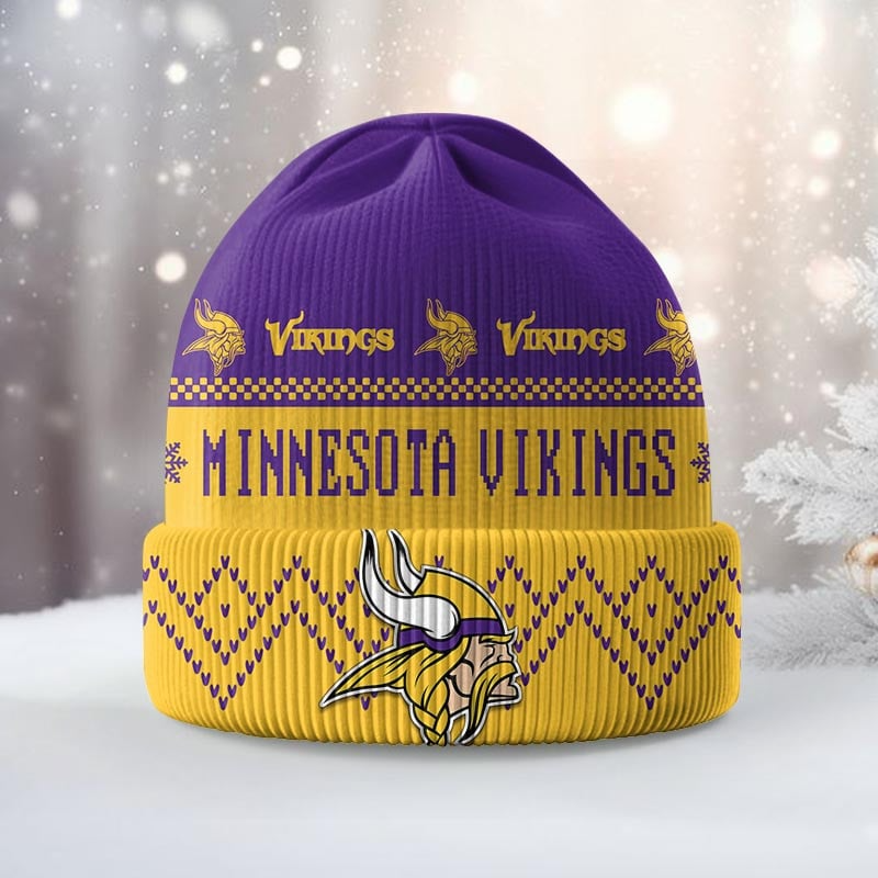 Premium NFL MIN Beanie Hat V1 NMD TTV