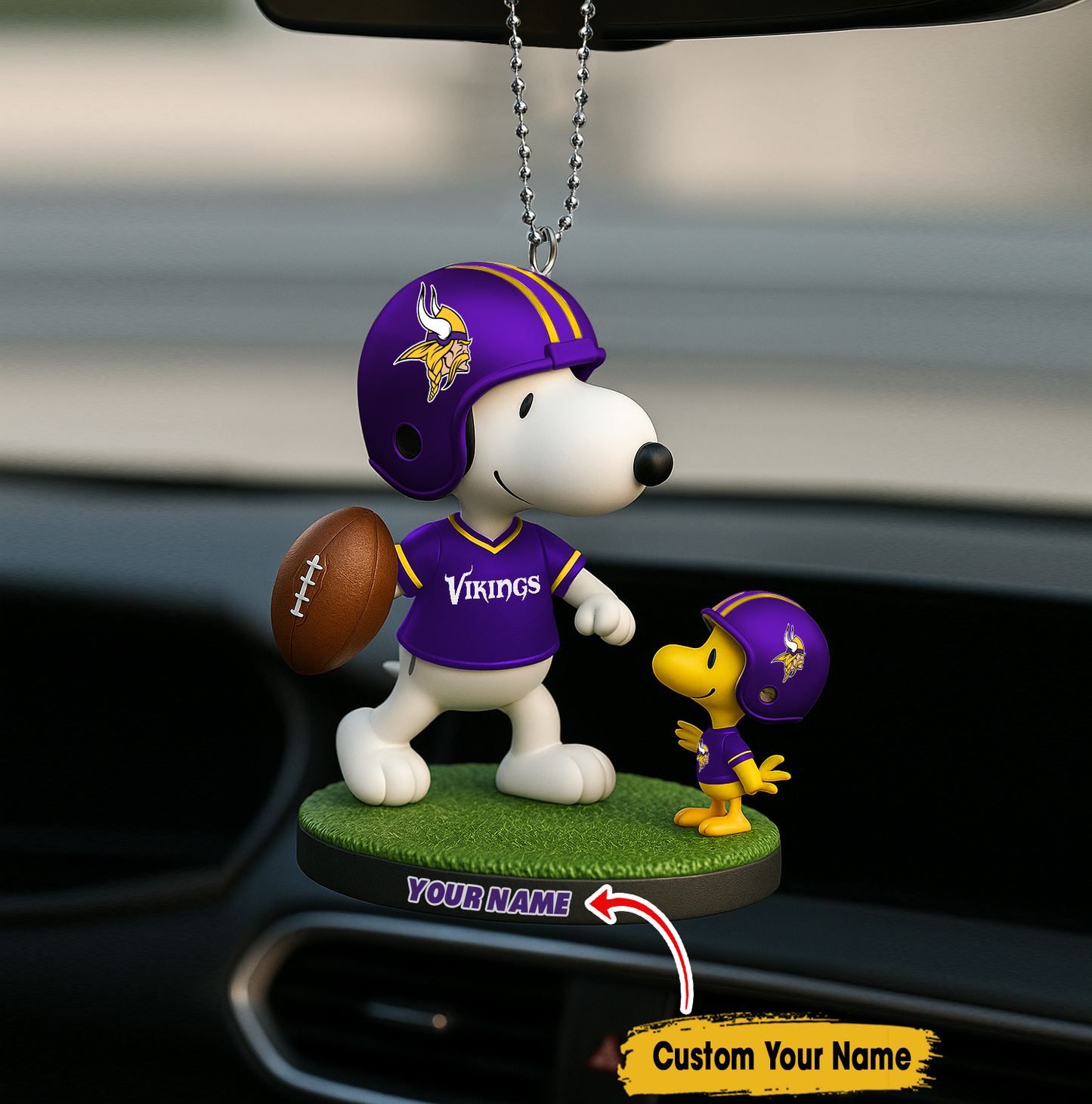 Premium NFL MIN x SNP Car Ornament V4 NMD TTV