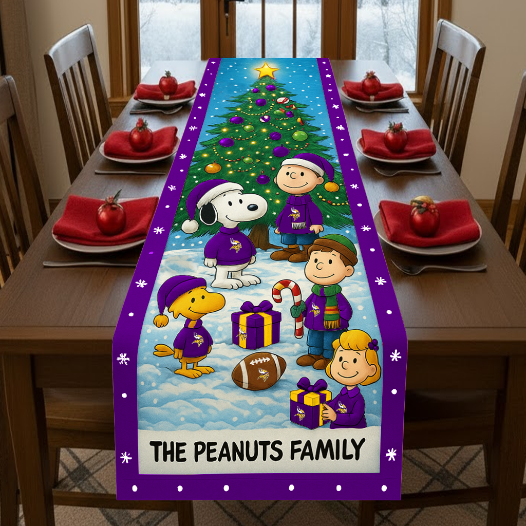 Premium NFL MIN x SNP Family Table Runner V1 NMD TTV