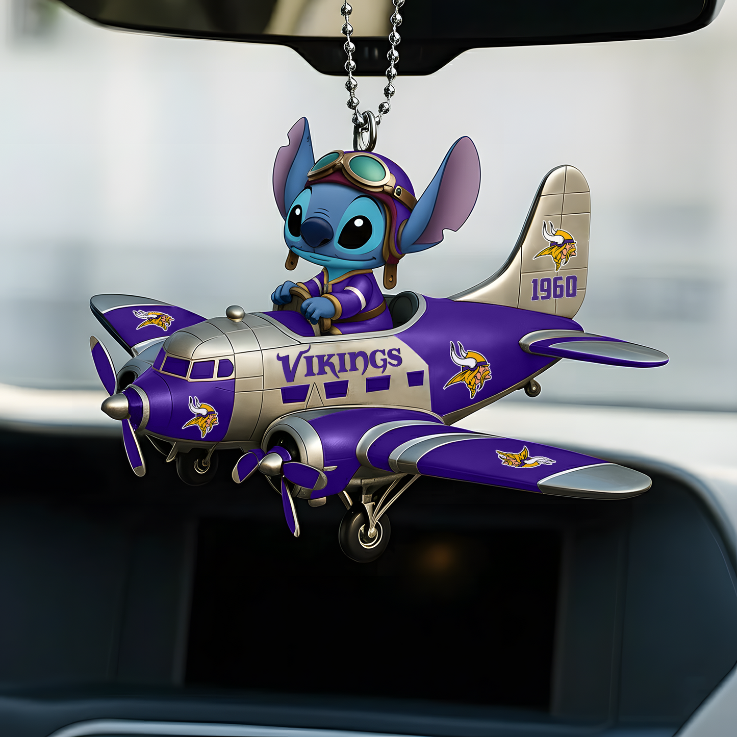 Premium NFL MIN x ST Car Ornament V1 DatND DVT