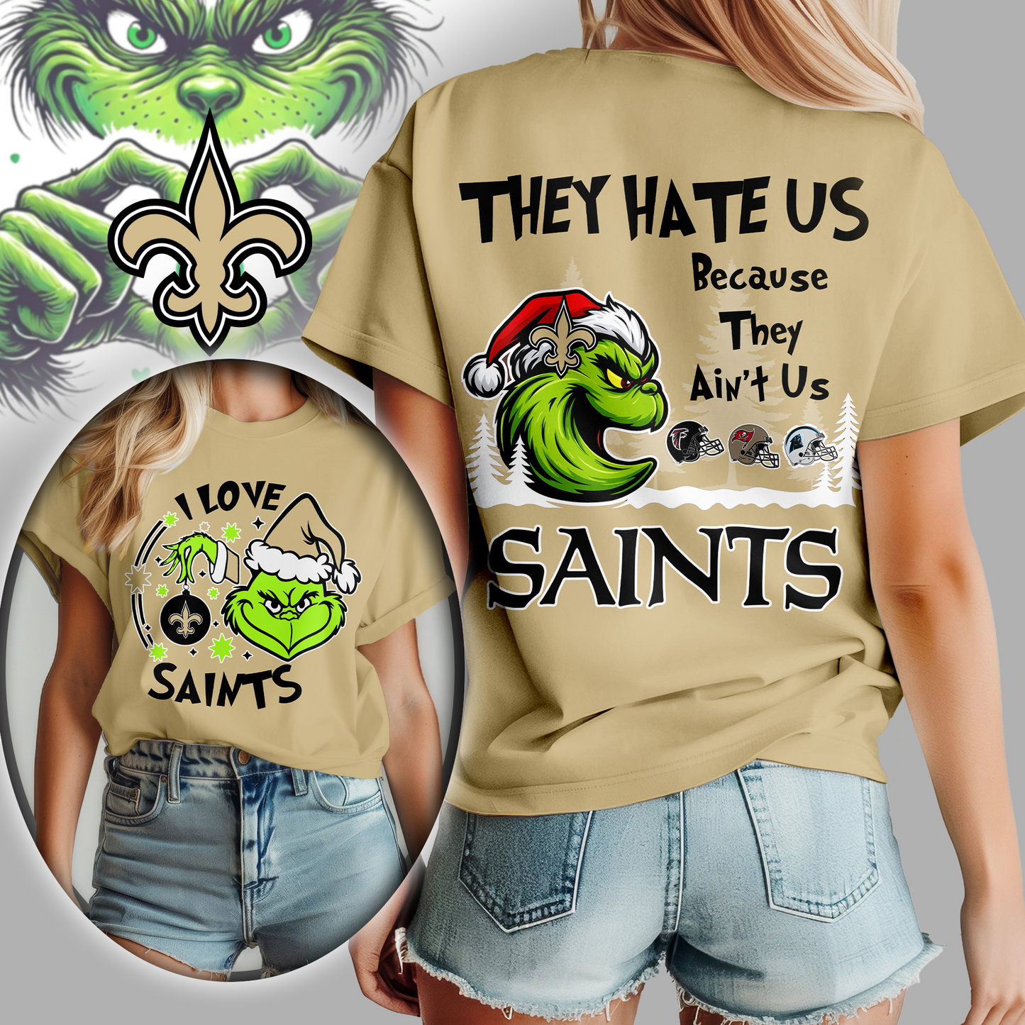 Premium NFL NO x The Grinch They Hate Us V1 NMD TTV