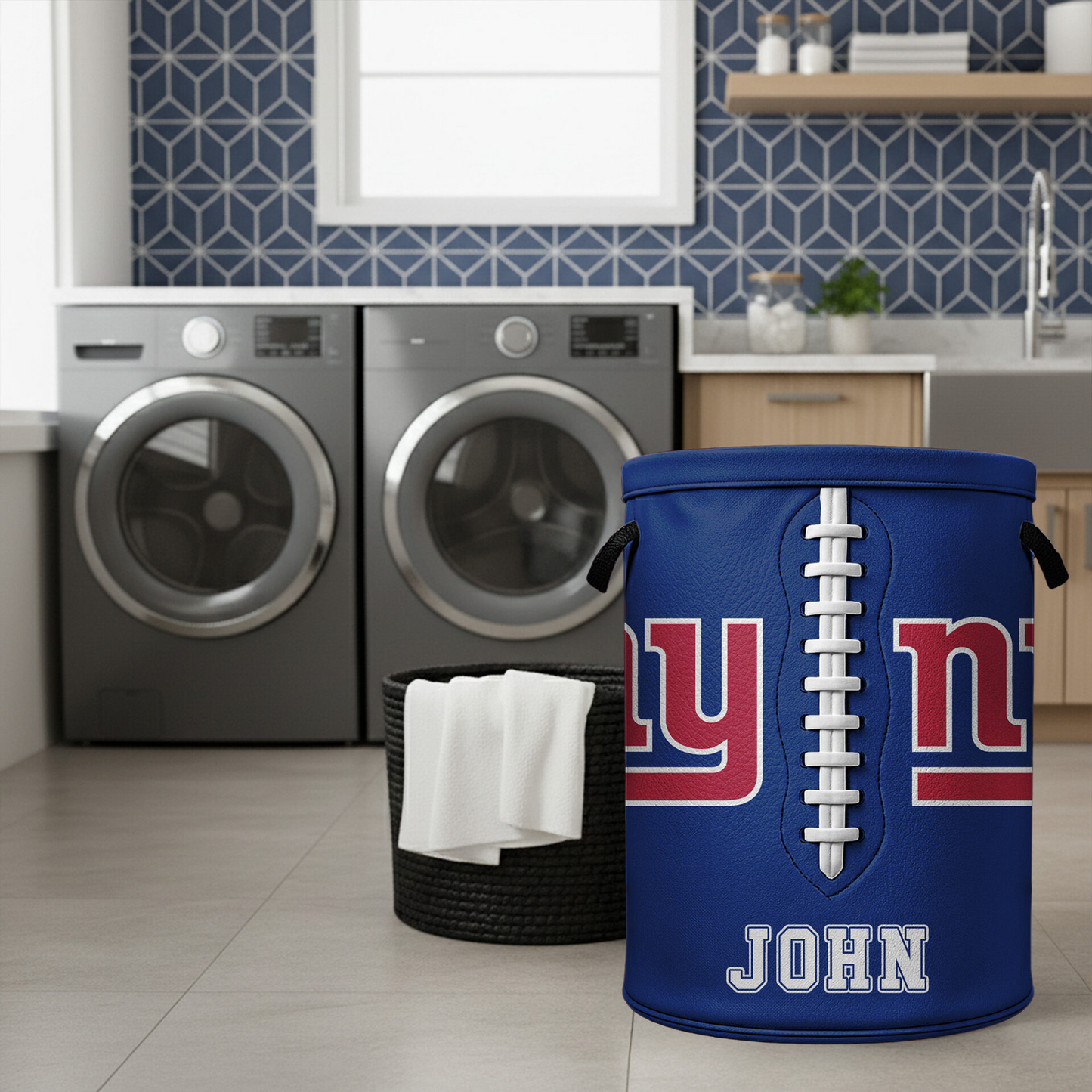 Premium NFL NYG Clothes Hamper HI V1 NMD TTV