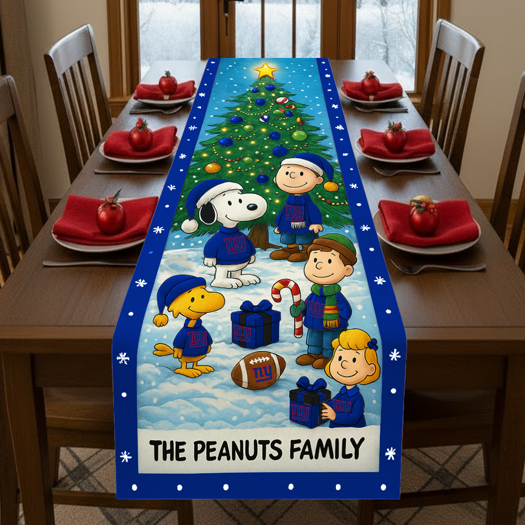 Premium NFL NYG x SNP Family Table Runner V1 NMD TTV