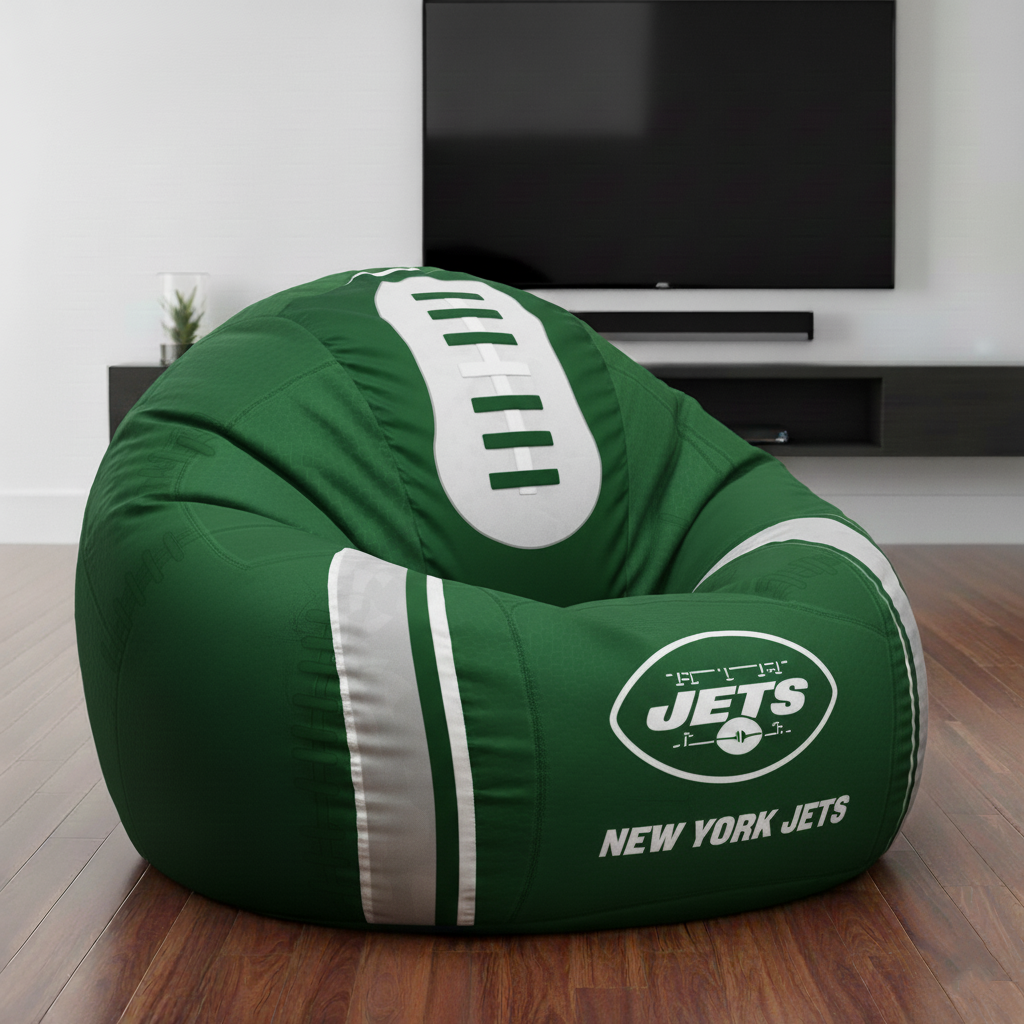 Premium NFL NYJ Lounge Bean Chair V1 NMD TTV