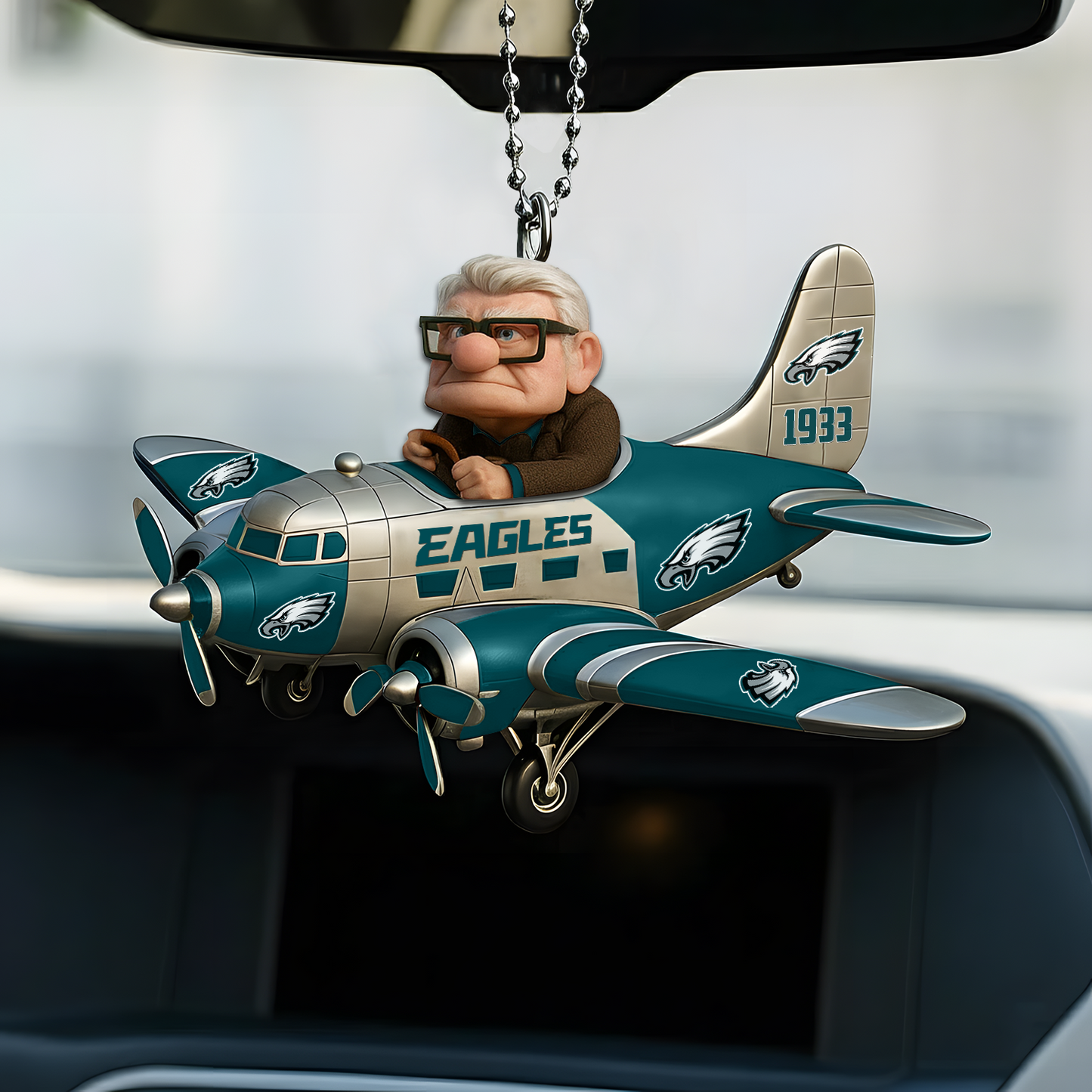 Premium NFL PHI x CARL Car Ornament V1 DATND TANTD