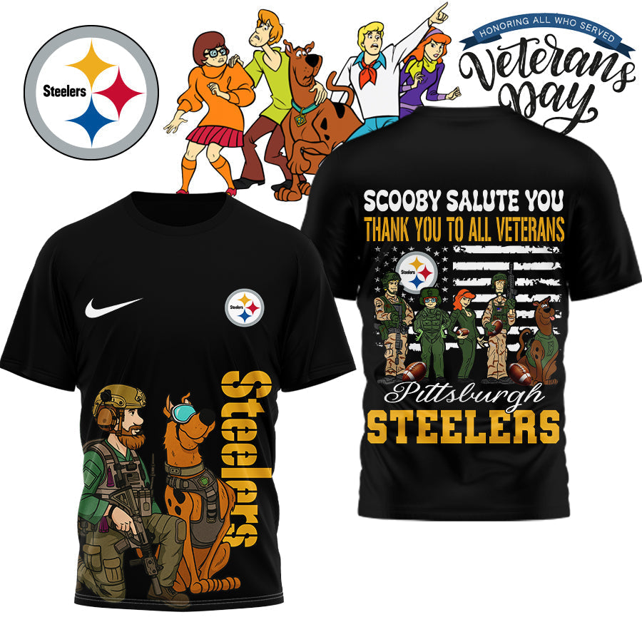 Premium NFL PIT x SCO Salute Veterans T-shirt V15 NMD NHM