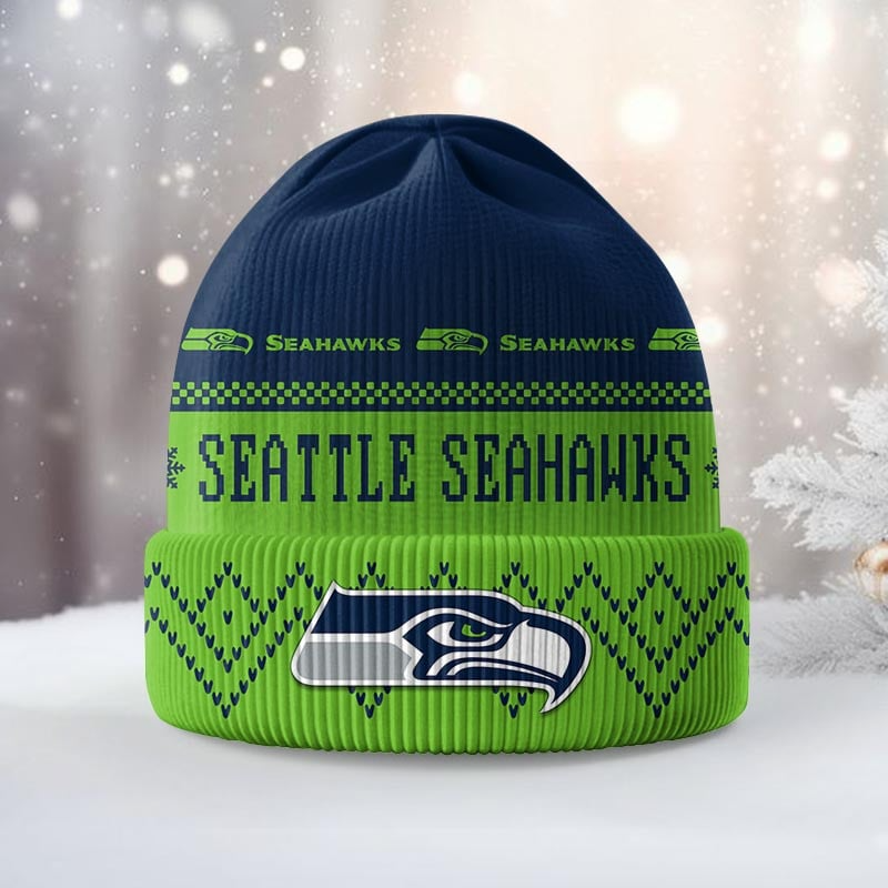 Premium NFL SEA Beanie Hat V1 NMD TTV