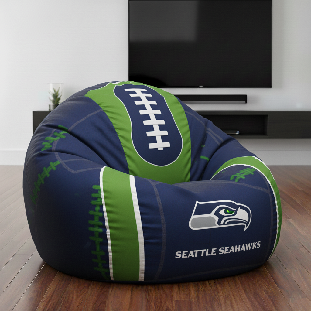 Premium NFL SEA Lounge Bean Chair V1 NMD TTV