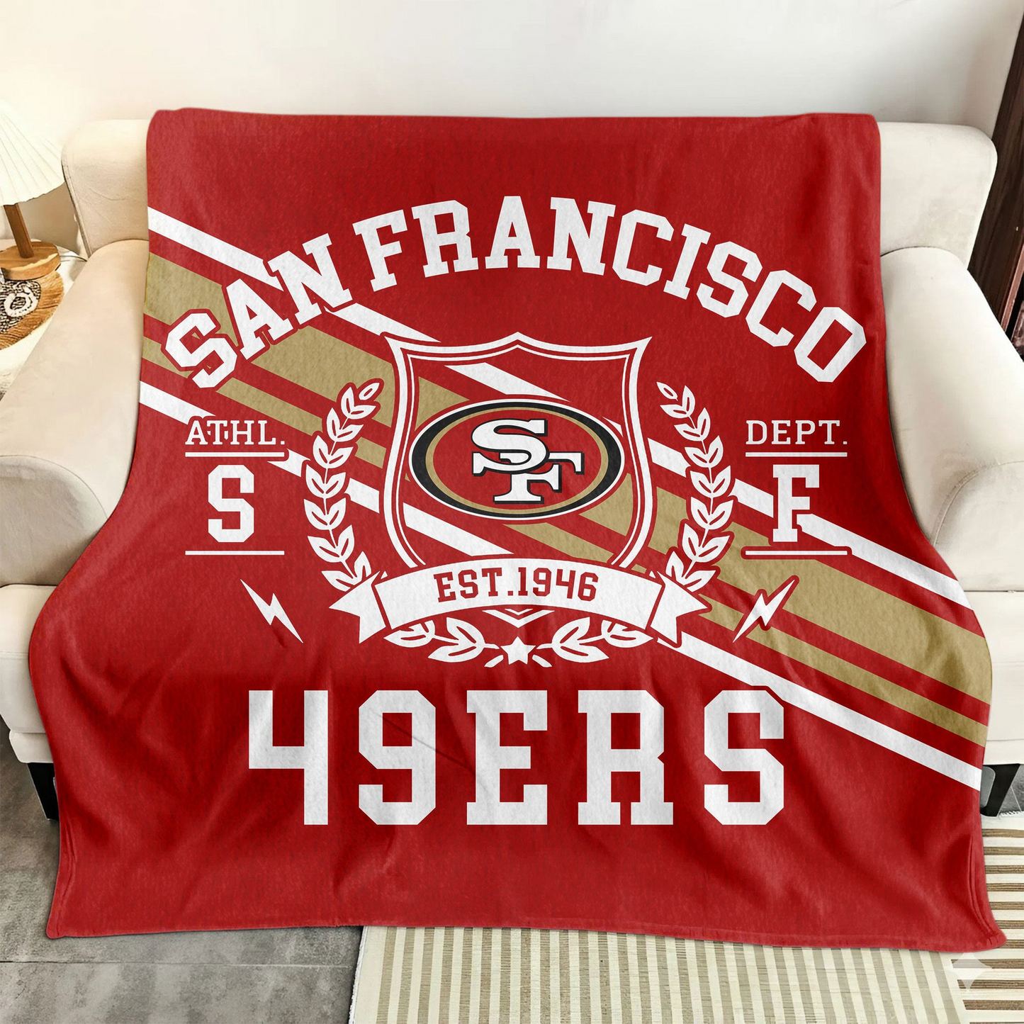 Premium NFL SF Legacy Fleece Blanket V3 NMD TTV