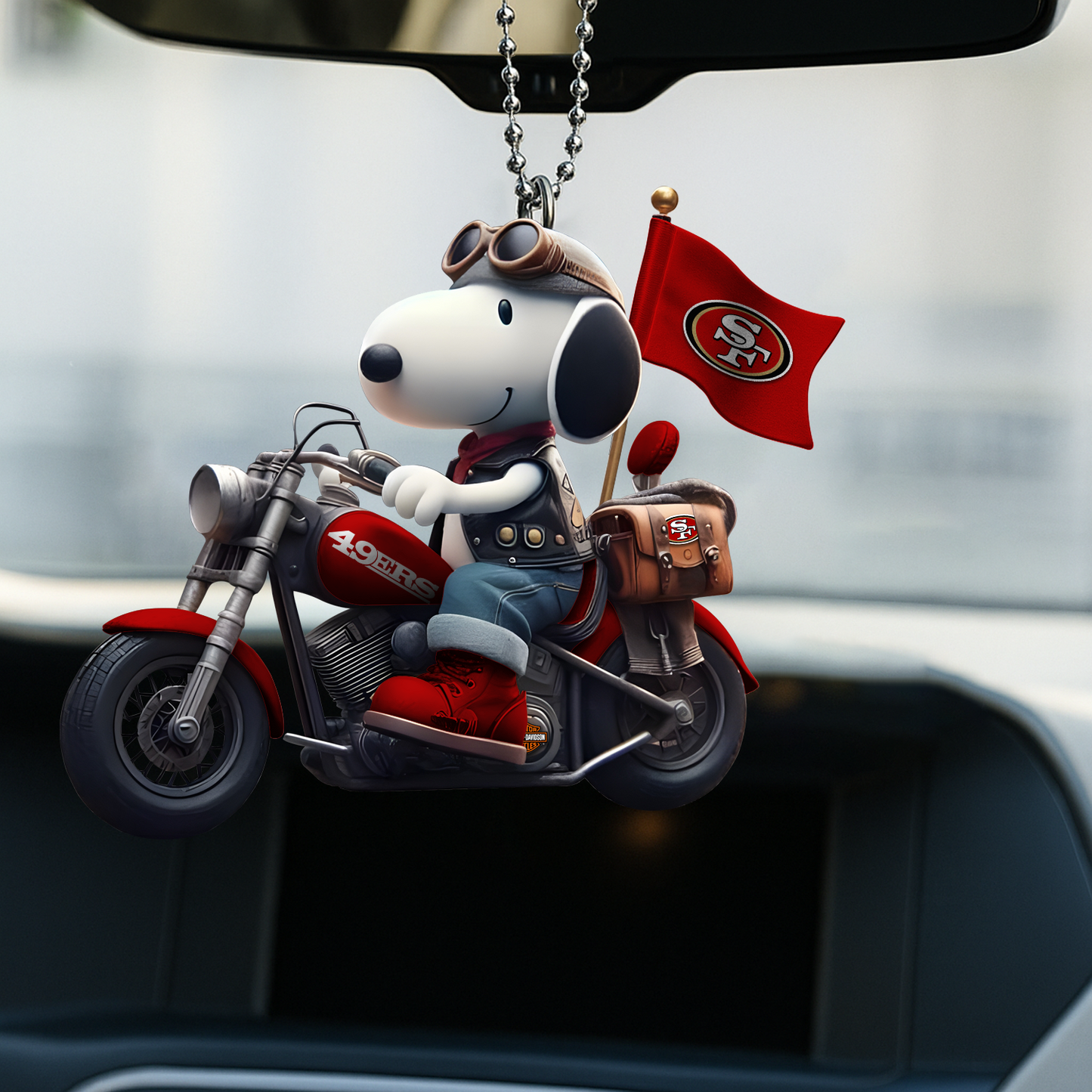 Premium NFL SF x SNP Car Ornament DATND TANTD
