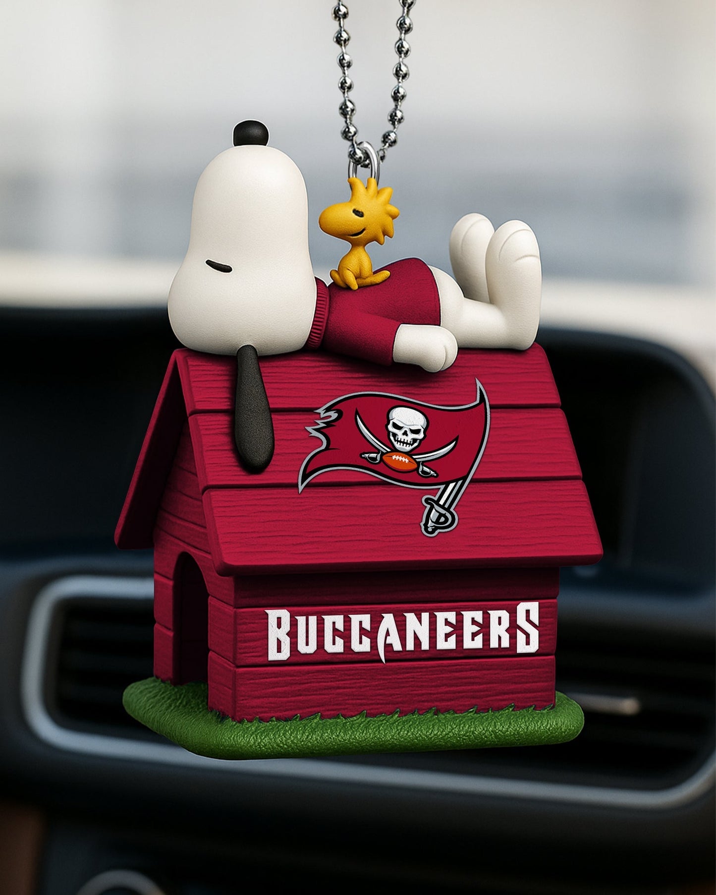 Premium NFL TB x Snoopy Car Ornament V2 NMD NHM