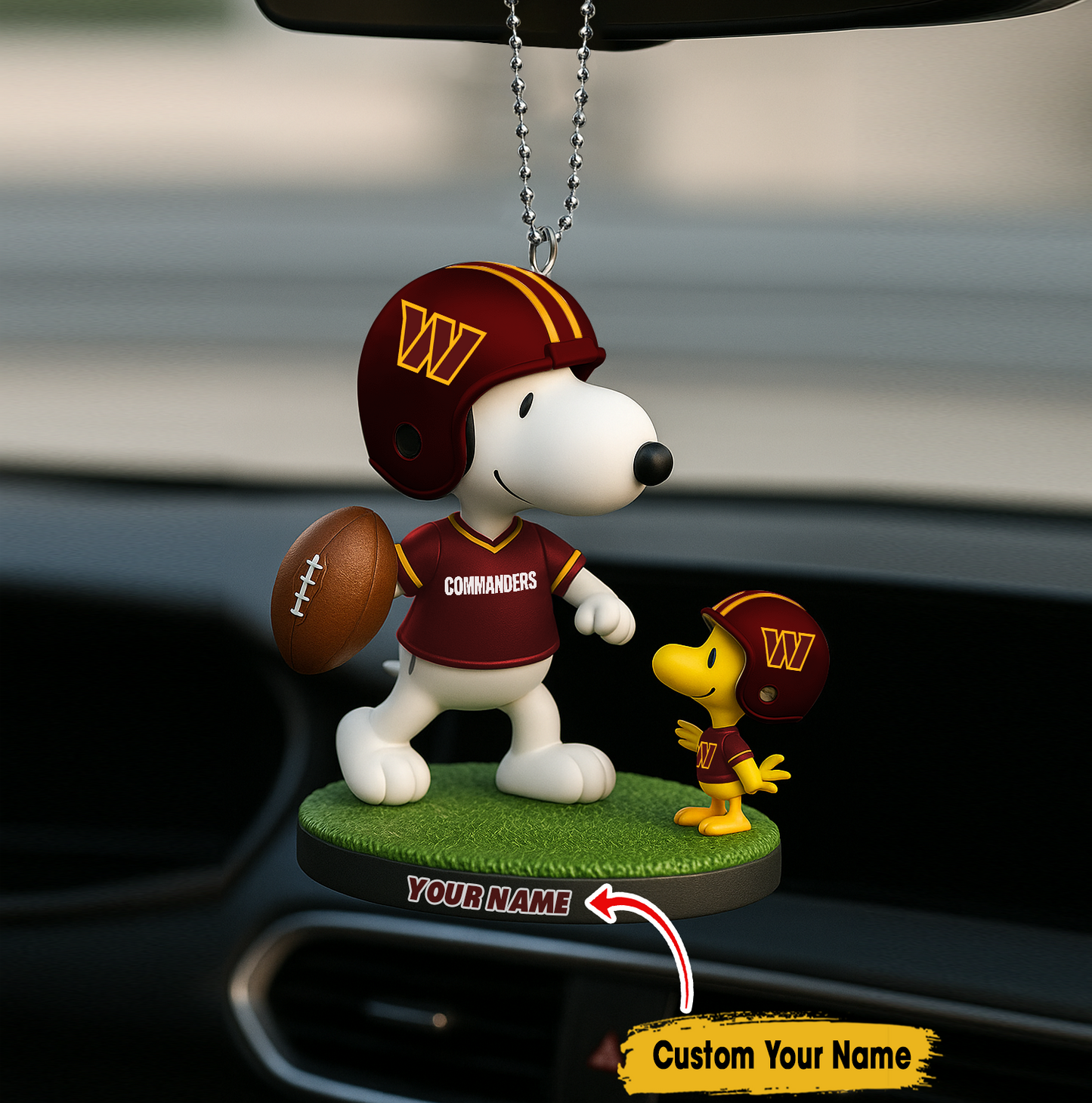 Premium NFL WAS x SNP Car Ornament V4 NMD TTV