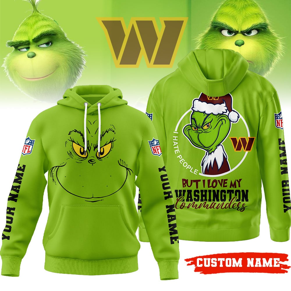 Premium NFL WAS x The Grinch Hoodie V1 NMD TTV