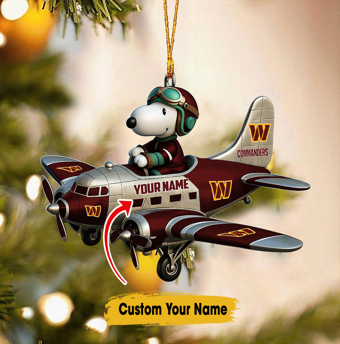 Premium NFL WW x SNP Christmas Tree Ornament V1 NMD TTV