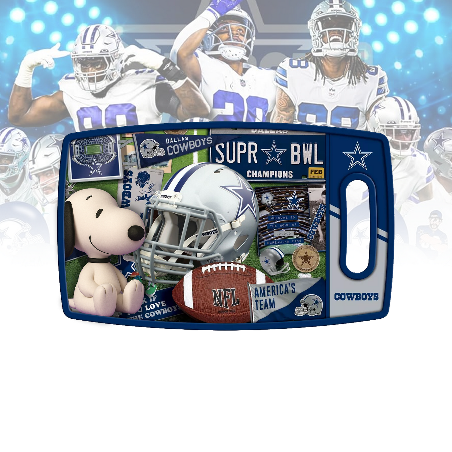 PREMIUM NFL x DAL Retro Series Cutting Board NDT TDT