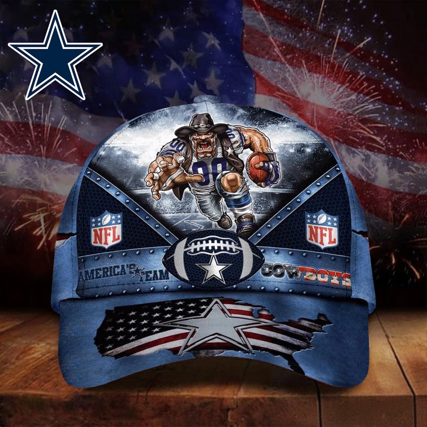 PREMIUM NFL X DAL Super Bowl LIX 2025 Cap NDT NHM