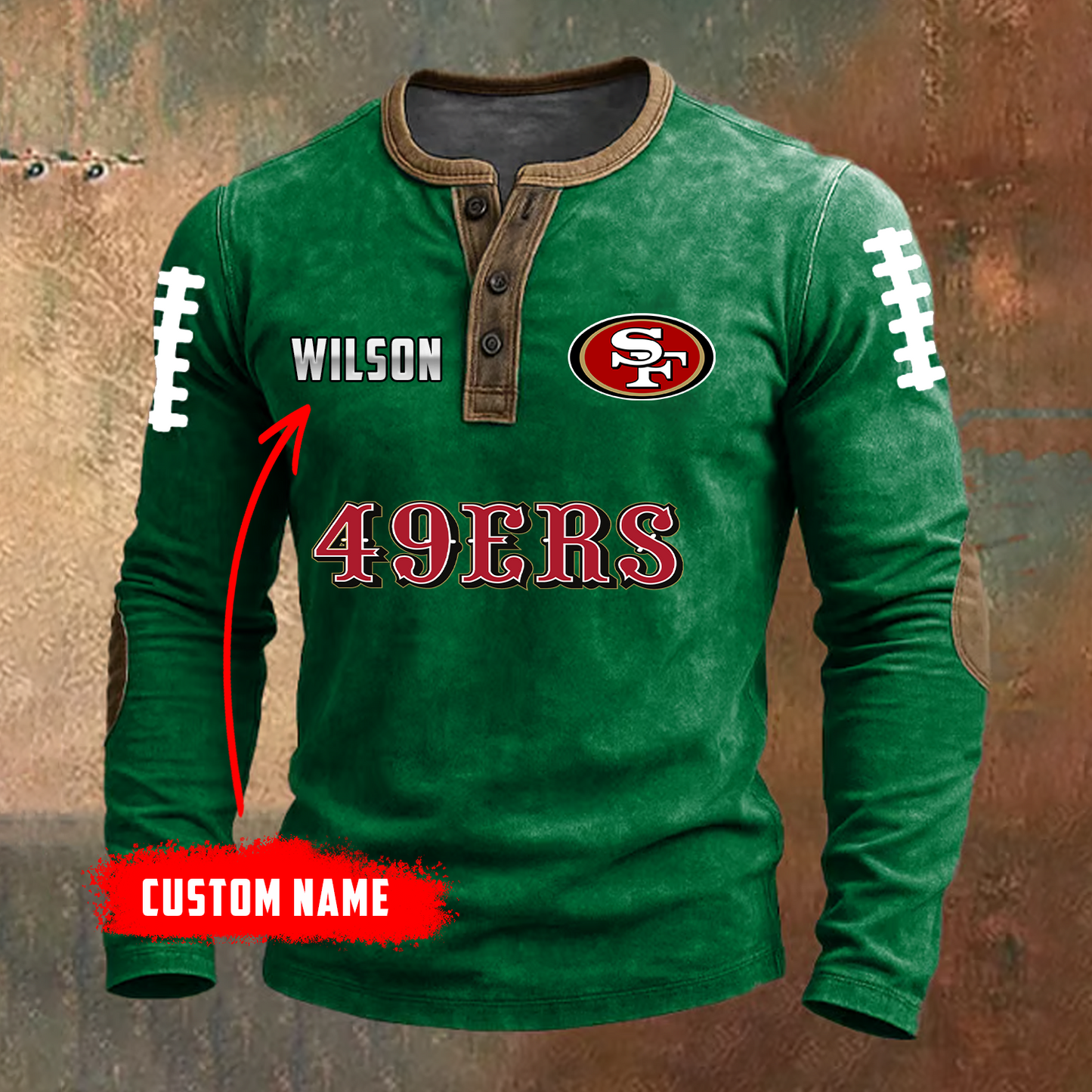 PREMIUM NFL X SF LONG SLEEVE SHIRT NDT TDT