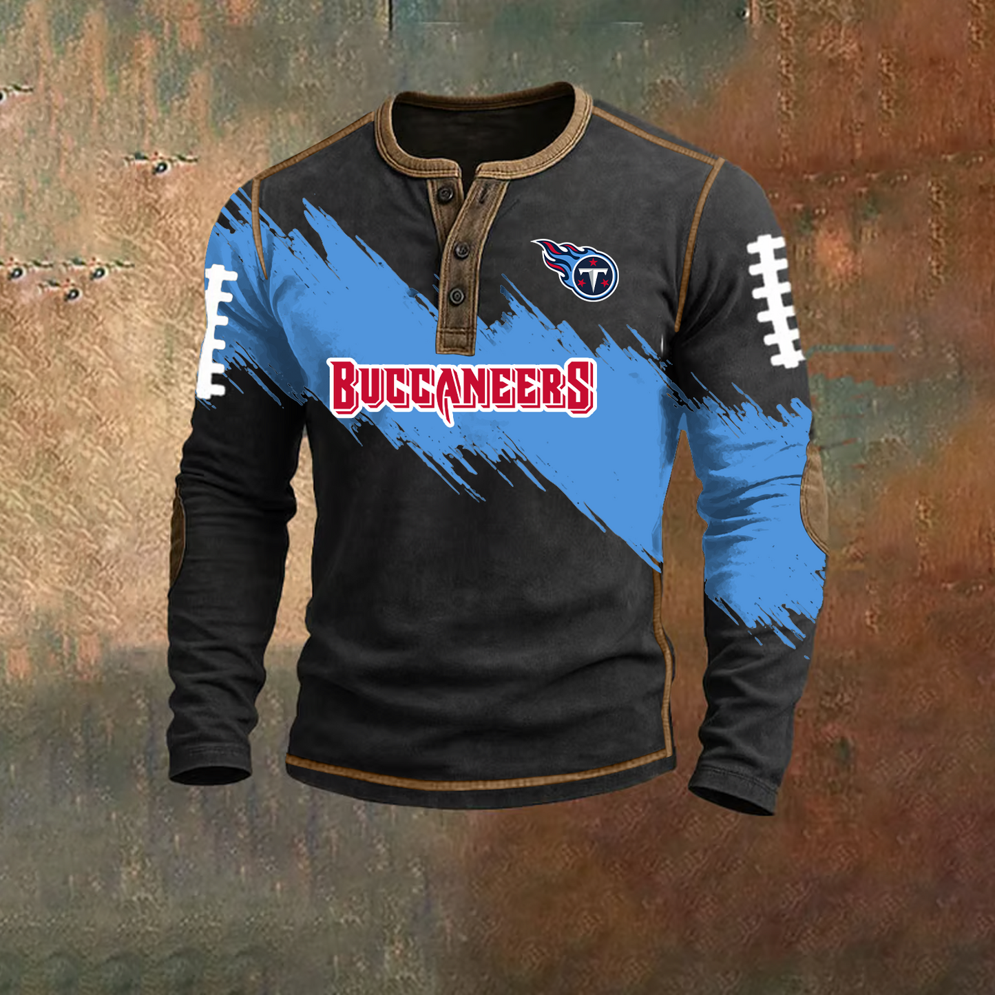 PREMIUM NFL X TEN HENLEY LONG SLEEVE OUTFIT SHIRT NDT TDT