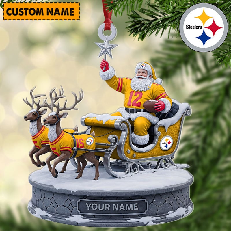 PS NFL Personalized Christmas Ornament Gift For Family DDTNTL