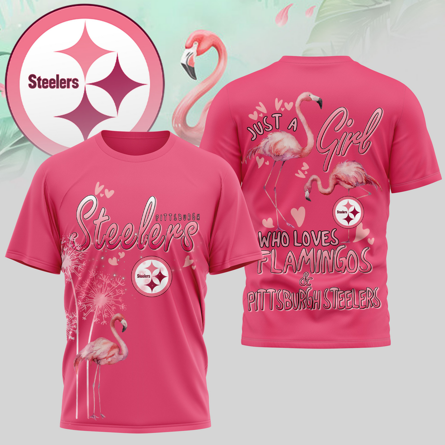 PS Premium NFL Flamingo 3D Shirt DDT NTL