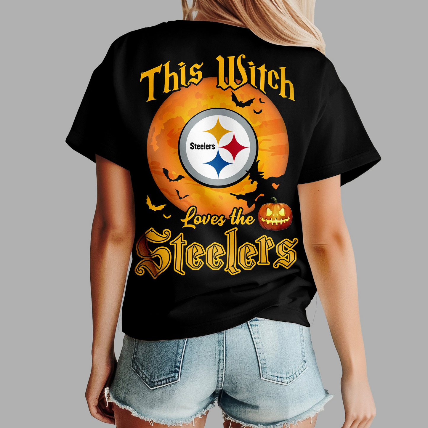 PS Premium NFL Halloween Witch Women Shirt DDT CTND