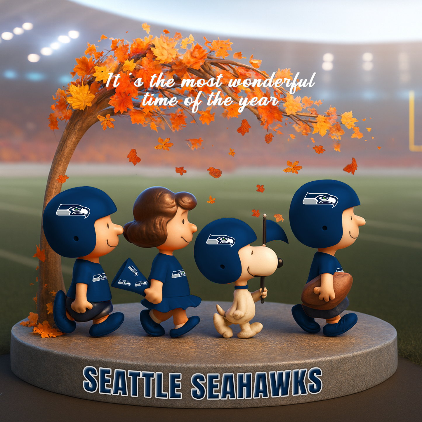 SEA x NFL Premium Acrylic Block DATND TANTD