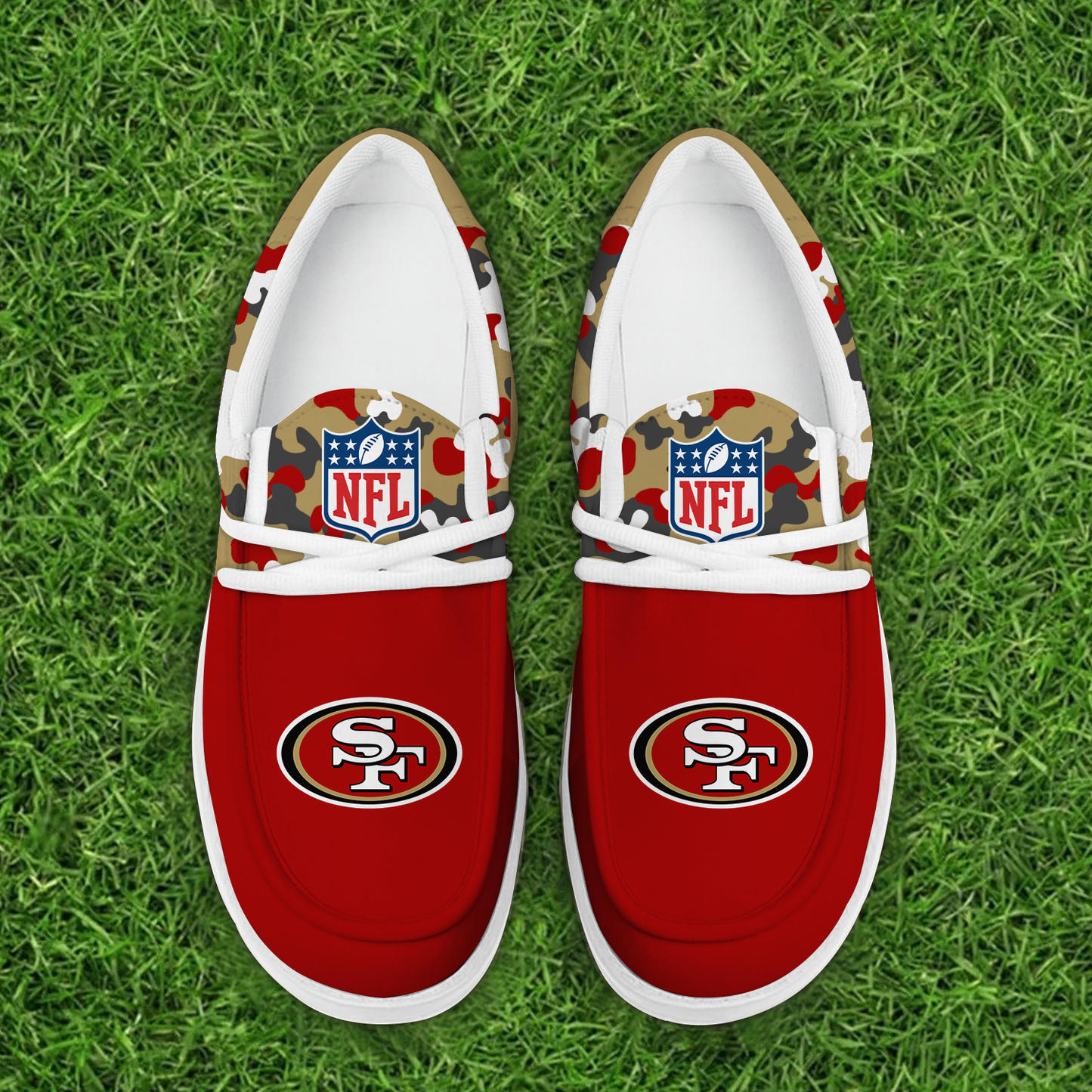 SF Personalized NFL Hey Dude Shoes DatND ThuongNH