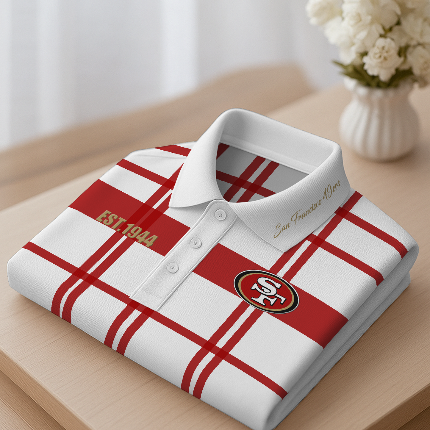 SF Premium NFL Polo Shirt DatND DVT