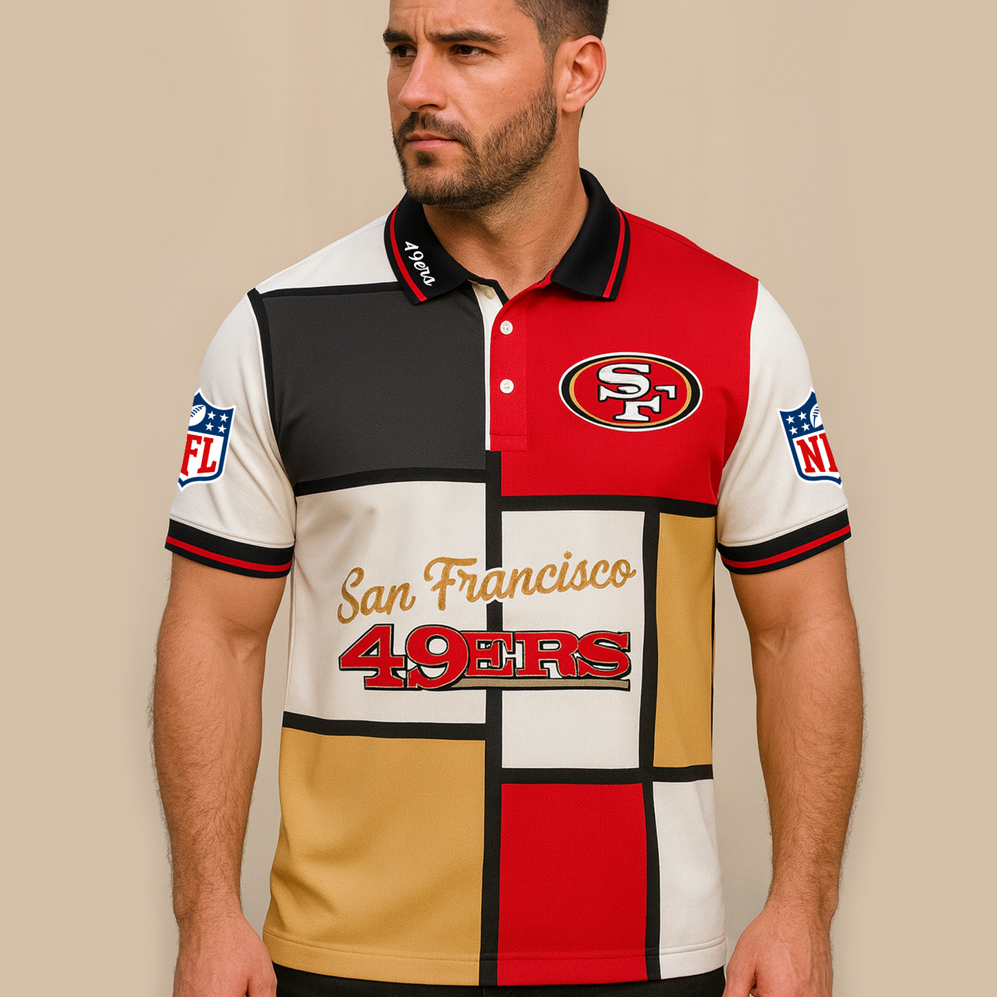 SF x NFL Polo Shirt Mondrian TUANND TANTD