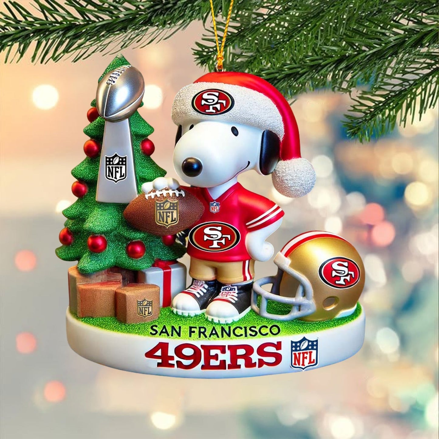 SF x SNP Acrylic Flat Ornament CXTruong NHM