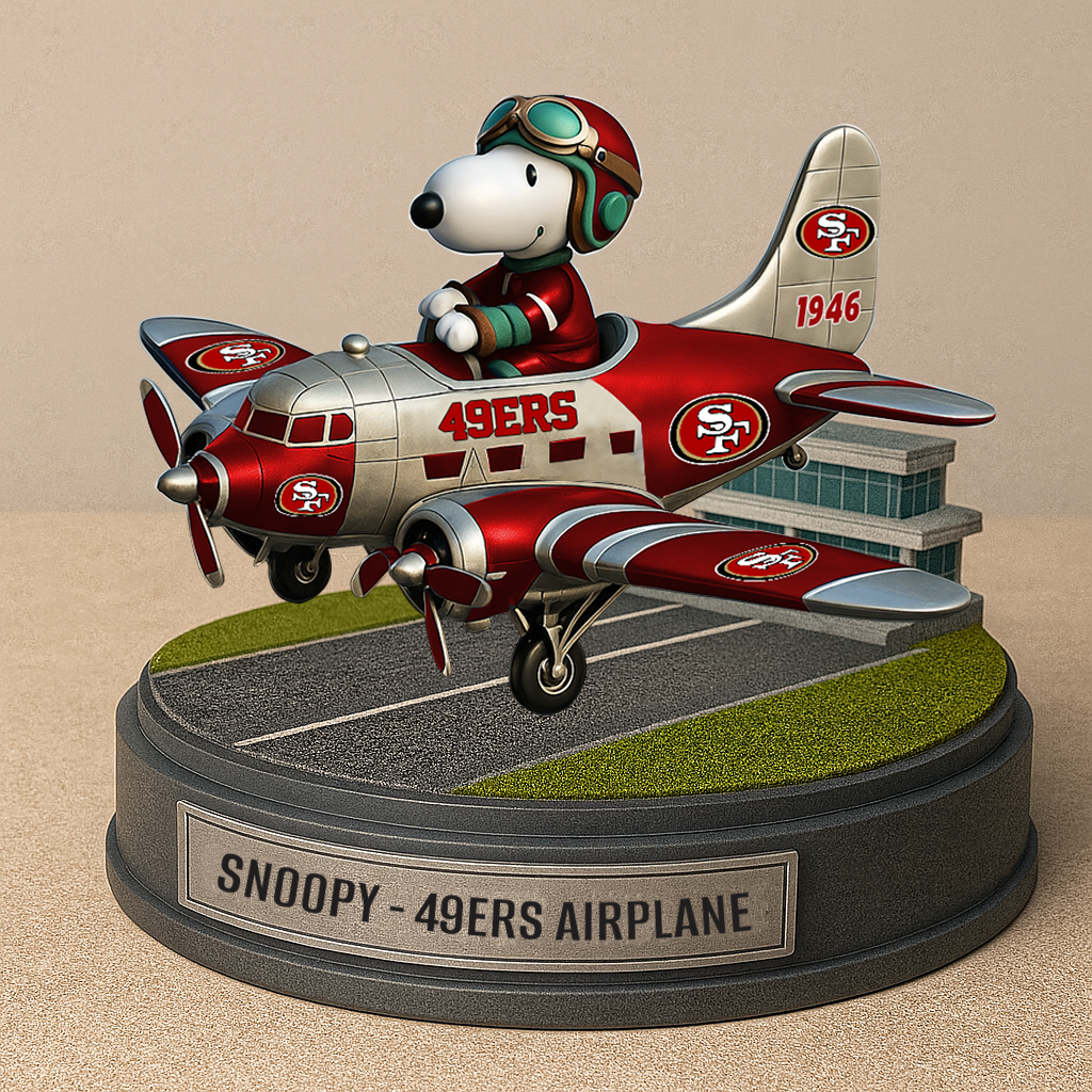SF49 NFL x SNP Airplane Premium Acrylic Plaque DDT CTND