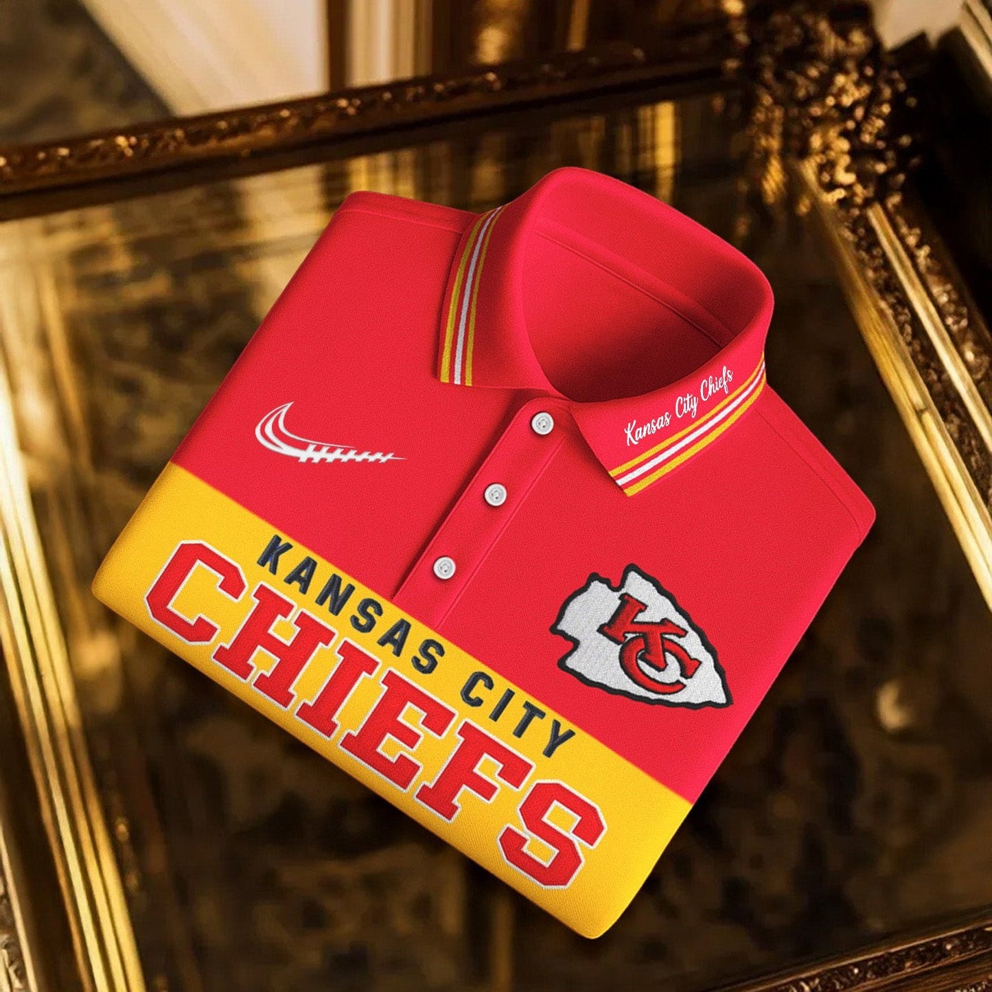 SIGNATURE NFL X KC BUSINEES CLASSIC LONG POLO SHIRT NDT NHM