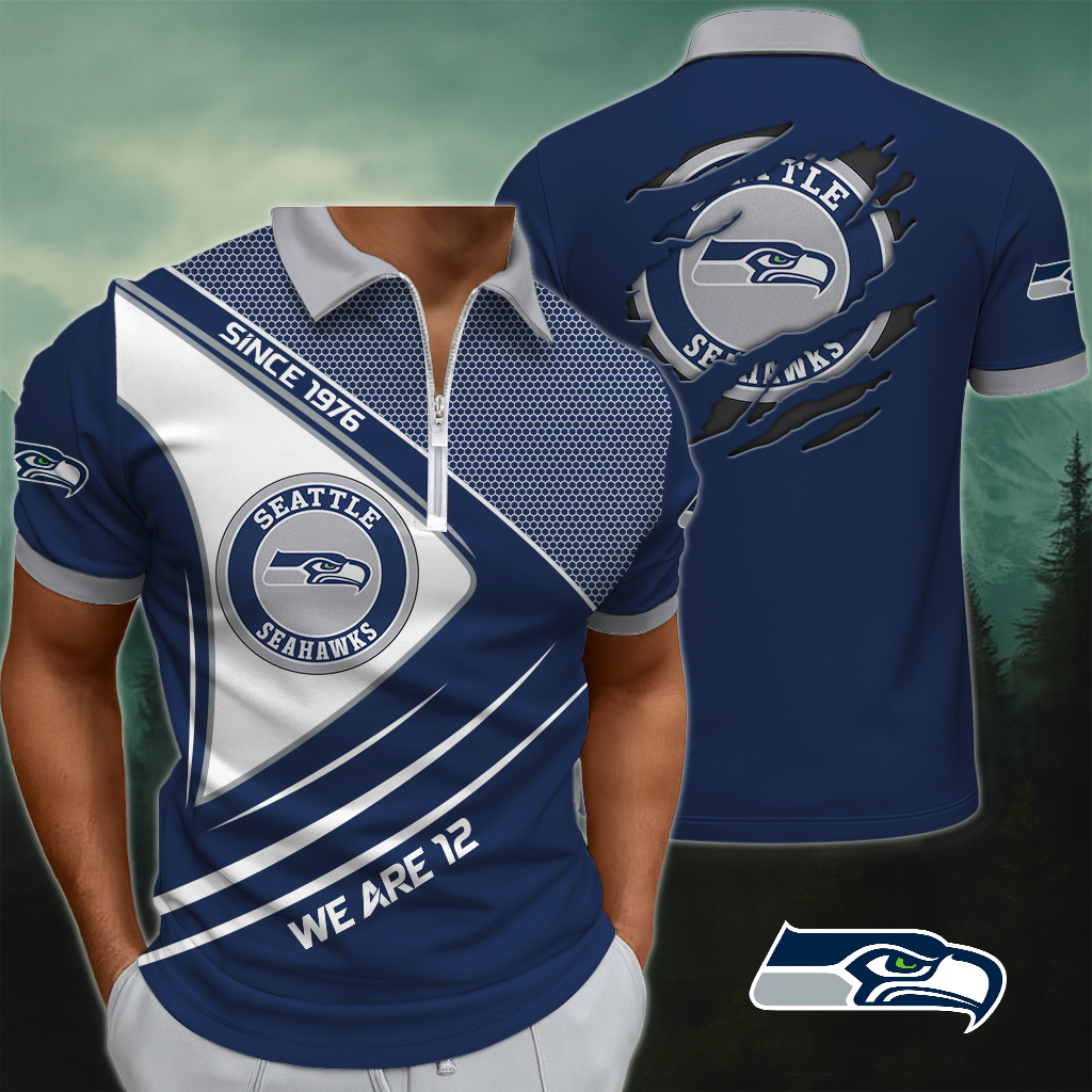 SS x NFL Premium 3D Zip Polo DDT NTL