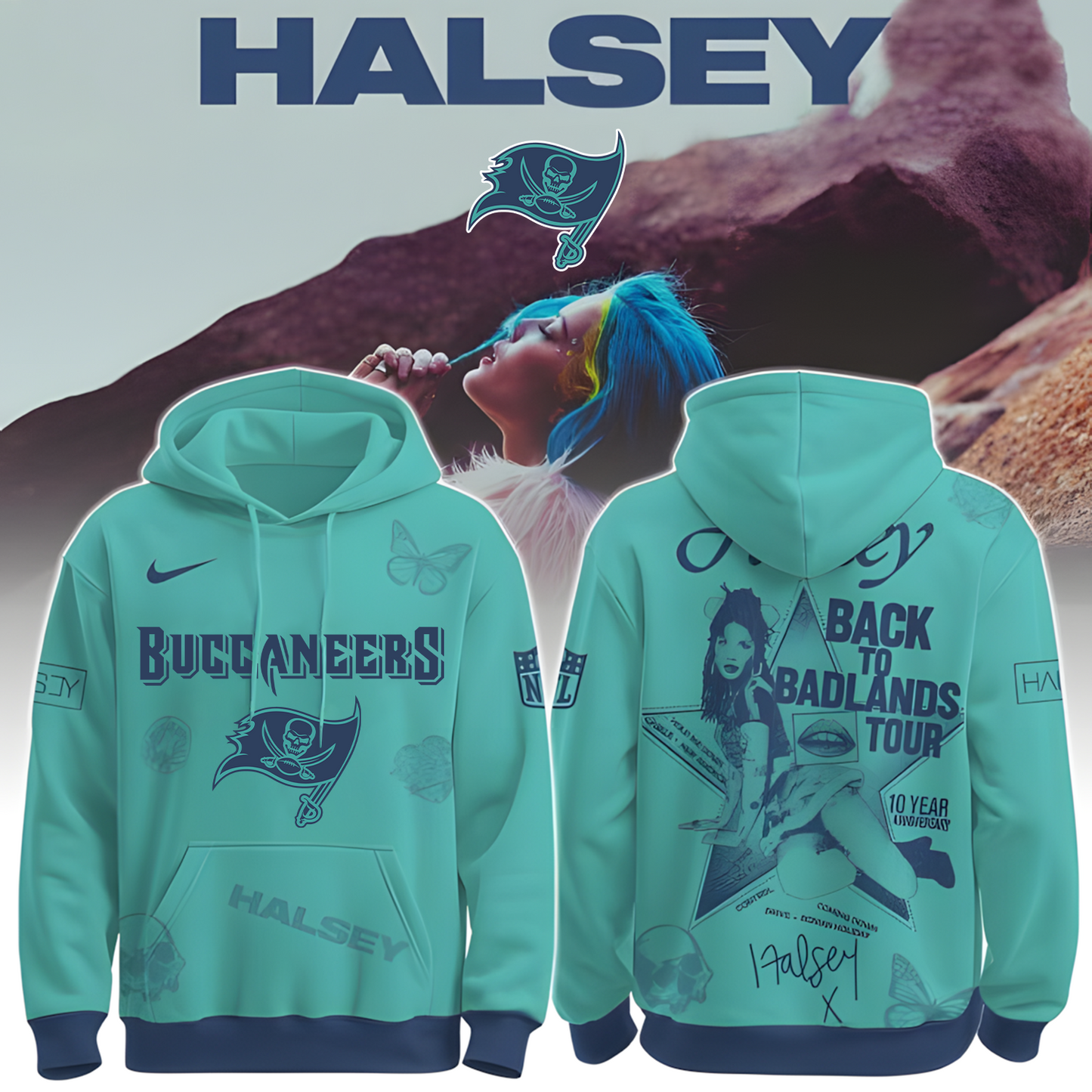 TB X NFL Back to Badlands North America 2025-2026 Hoodie T-Shirt NAK THUONGNH