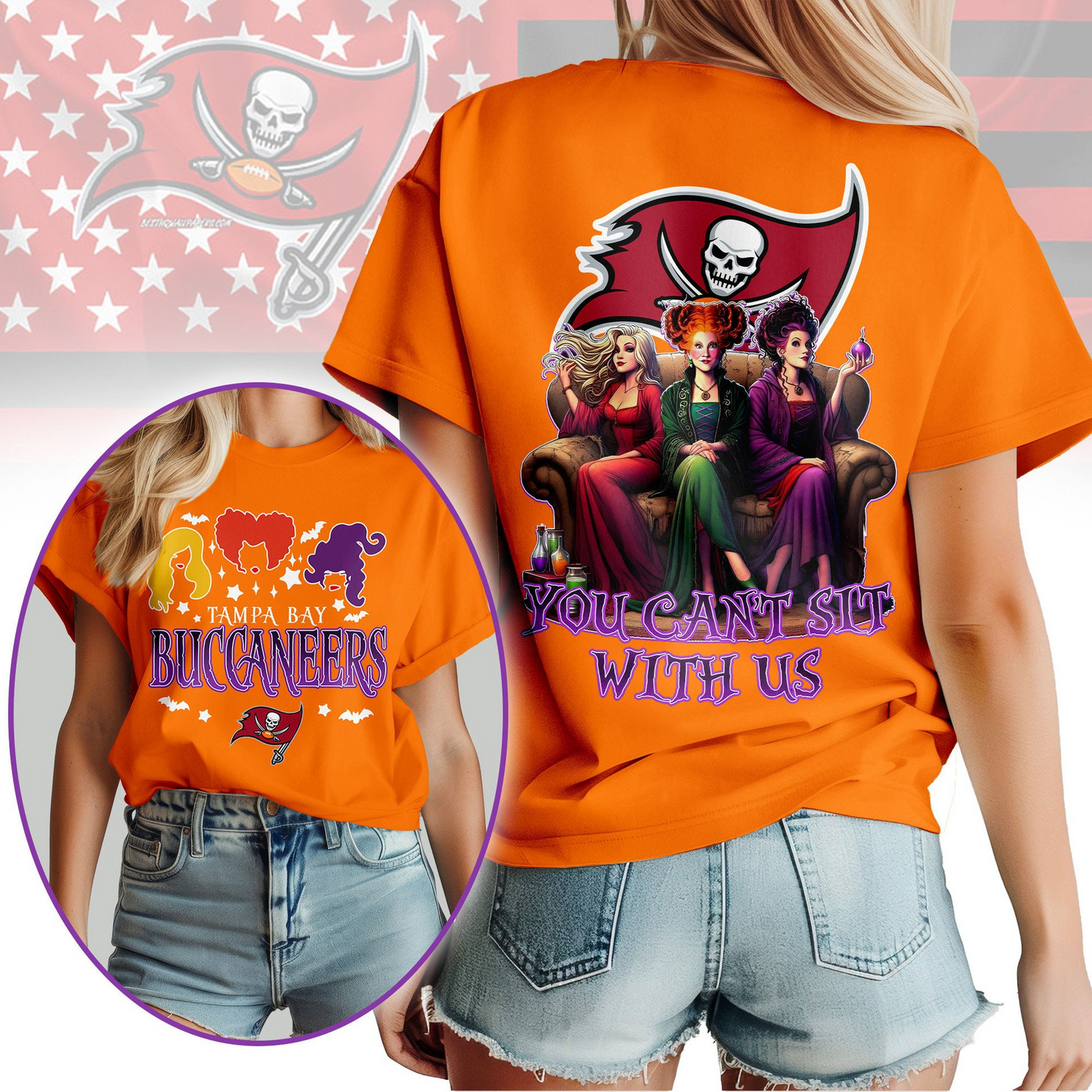 TBB Premium NFL You Can't Sit With Us 3D T-shirt DDT NTL