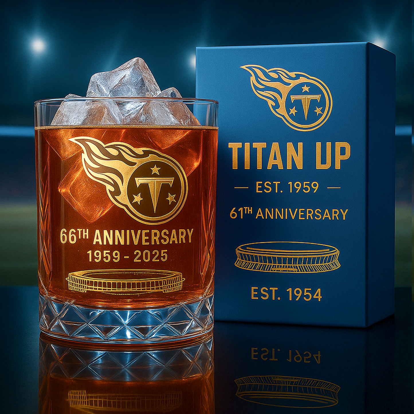 TEN x NFL Limited Edition Whiskey Glass DatND DVT