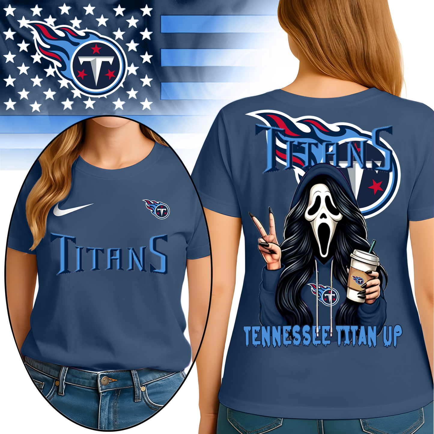 TT Premium NFL Ghostface 3D Shirt DDT HLPHUONG