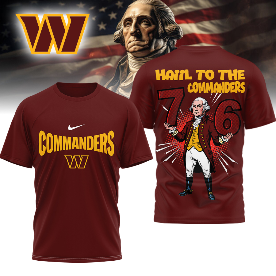 WC Premium NFL 6-7 7-6 George Washington 3D Shirt DDT 071025 HLPHUONG