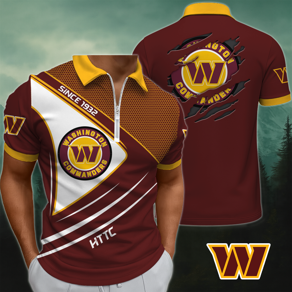 WC x NFL Premium 3D Zip Polo DDT NTL