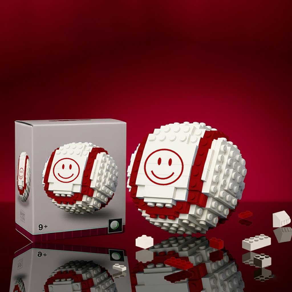 Smile Icon Building Block Toy Set