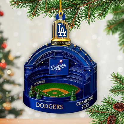 2025 World Series Champions Custom Shape 2-sided Acrylic Ornament V1 NAK NHT