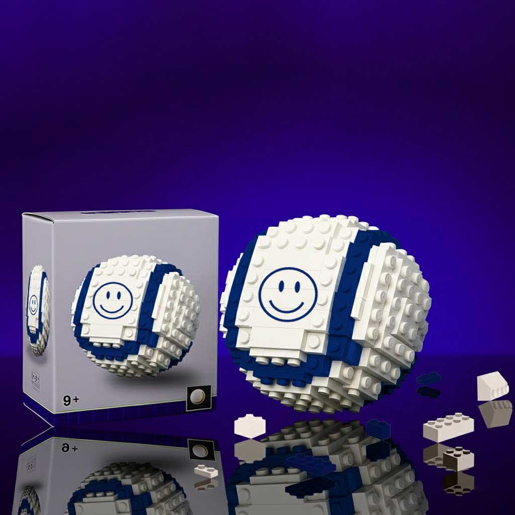 Smile Icon Building Block Toy Set